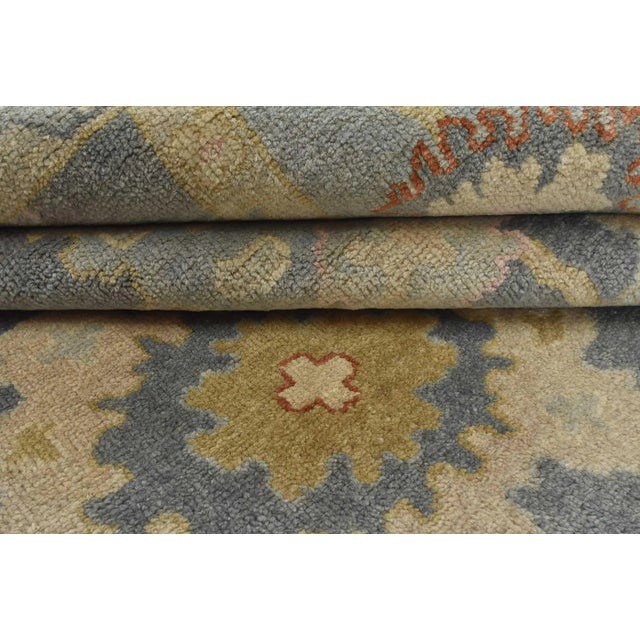 Gray Anatolia Rug 8' X 10'1'' Gray Wool Modern Hand-Knotted Oriental Carpet For Sale - Image 8 of 12