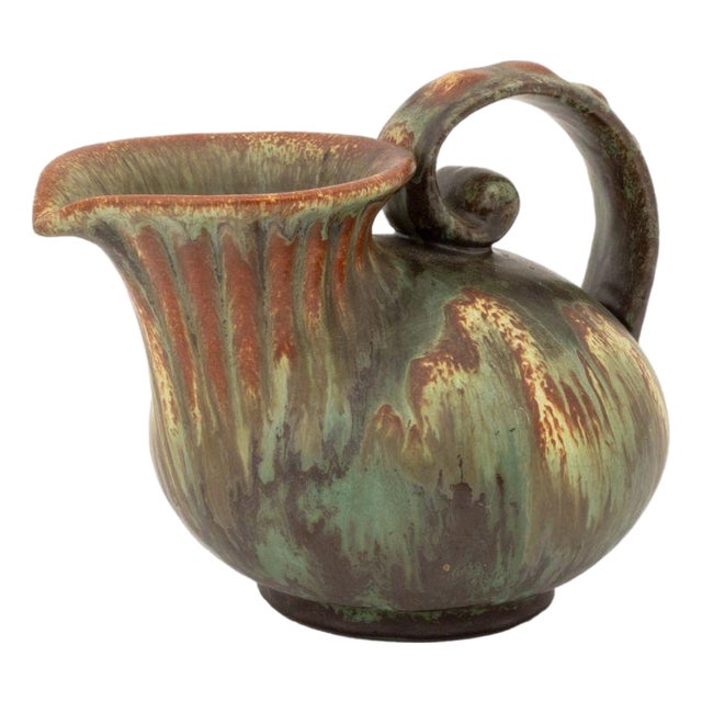 Michael Andersen & Sons Glazed Pottery Pitcher For Sale