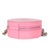 Pink Glazed Calfskin Round As Earth Bag For Sale In New York - Image 6 of 7
