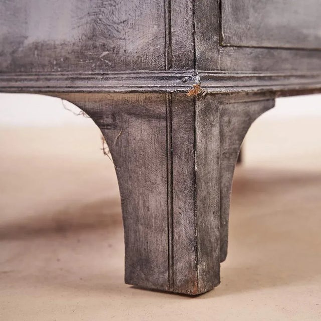 Wood Distressed Chest of 4 Drawers For Sale - Image 7 of 10