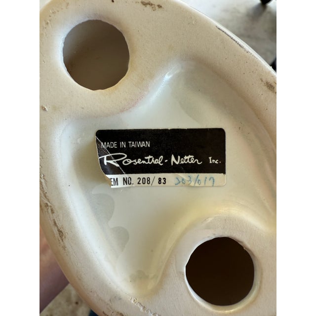 Mid-20th Century Rosenthal Netter Iridescent Ceramic Cat Figurines – Set of Two For Sale - Image 10 of 12