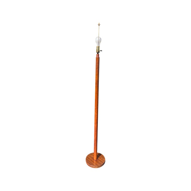 Mid Century Modern Lighting Teak Floor Lamp in Danish Style **shade NOT included** Quality teak wood floor lamp/plug in.