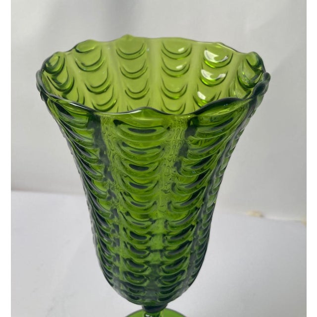 Large Vintage Handcrafted Murano Glass Chalice, 1950s For Sale - Image 12 of 16