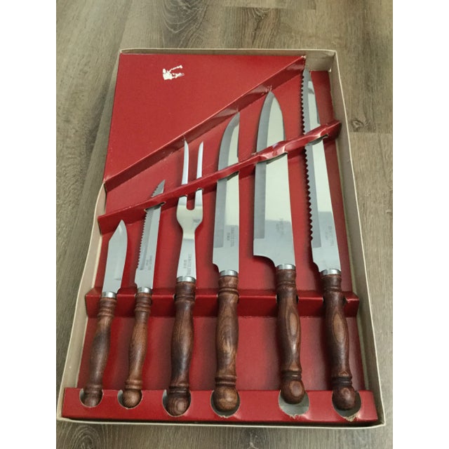 Vintage Chef Master Steel Cutlery Set of Six For Sale In Orlando - Image 6 of 9