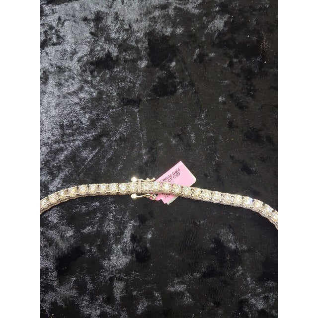 10k White Gold 46-5/8 CTTW Lab-Grown Diamond Men's Necklace, 22 In For Sale - Image 10 of 11
