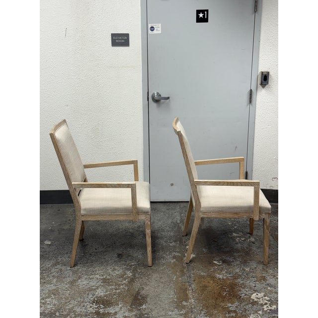 Bassett Furniture BenchMade Samson Arm Chairs, Pair For Sale In San Francisco - Image 6 of 12