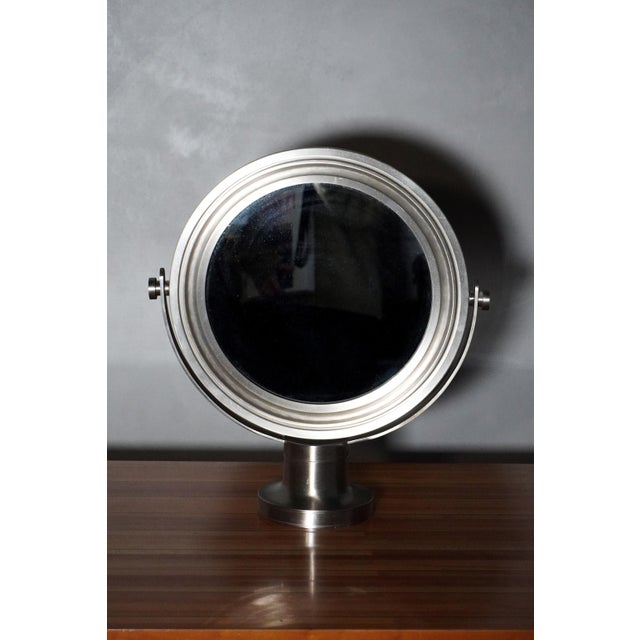 Vintage Narciso Vanity Mirror by Sergio Mazza for Artemide - Timeless design, nickel-plated brass. The 1960s Narciso...