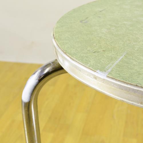 Industrial Round Garden Table, 1950s For Sale - Image 4 of 9