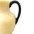 1930s Rare Attributed to Carder Steuben Ivory & Mirror Black Iced Tea Set, c.1930s – Pitcher & 7 Tumblers For Sale - Image 5 of 13