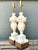 Mid 20th Century Vintage Carved Alabaster Leaves Lamps - A Pair For Sale - Image 5 of 12