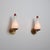 Large Italian Wall Sconces in Brass, Red Metal and Opaline Glass, 1950s, Set of 2 For Sale - Image 11 of 15