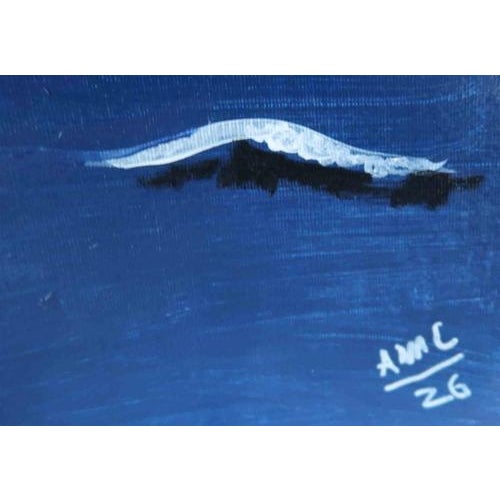 Anna Maria Caboni, Sky and Sea, Acrylic Painting, 2010s For Sale - Image 3 of 4