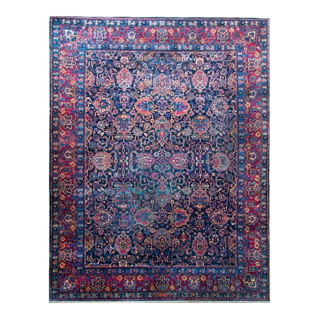 Early 20th Century Persian Kirman Rug For Sale