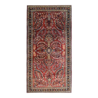 Early 20th Century Vintage Sarouk Rug For Sale