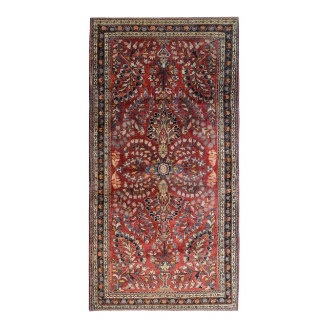 Early 20th Century Vintage Sarouk Rug For Sale