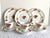 Ceramic Vintage Staffordshire Style Bone China Luncheon Set - 24 Piece Set For Sale - Image 7 of 9