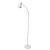 Vintage White Metallic Floor Lamp, 1970s For Sale - Image 6 of 6