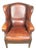 Mid 20th Century Oversized Wing Chair For Sale