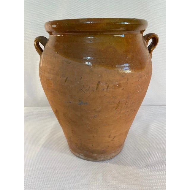 Late 19th Century Late 19th Century Antique Spanish Earthenware Olive Jar / Jug For Sale - Image 5 of 12