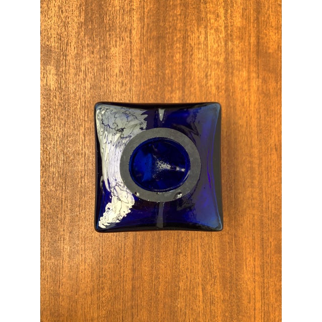 Mid-Century Scandinavian Block Glass Vase, 1960s For Sale - Image 17 of 18