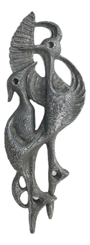 Brutalist Resin Wall Decoration of Cranes from Ars Munda