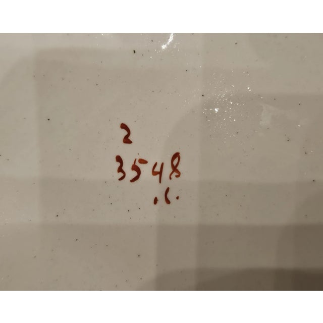 Late 19th Century Antique Copeland Footed Meat Carving Platter With Gravy Depression For Sale - Image 10 of 11