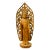 2000 - 2009 Chinese Sandal Wood Lotus Base Abhaya Mudra Buddha Statue For Sale - Image 5 of 6