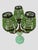Vintage Jadeite 3 Arm Table Lamp For Sale - Image 10 of 15