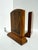 Vintage Art Deco Wooden Bookends with Sunburst Inlays, Germany, 1930s, Set of 2 For Sale - Image 4 of 16