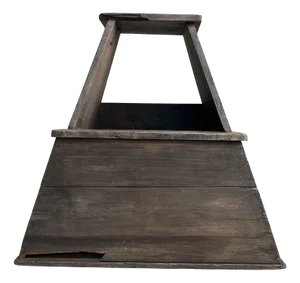 Minimalist Wooden Fumidai Step Stool, Japan, 1920s