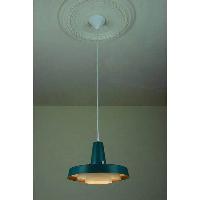 Lyfa Top III Pendant by Eva & Nils Koppel for Lyfa, Denmark, 1960s For Sale - Image 4 of 10