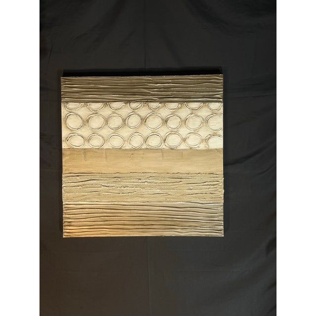 Modern Organic Textured Abstract Wall Art For Sale - Image 4 of 9