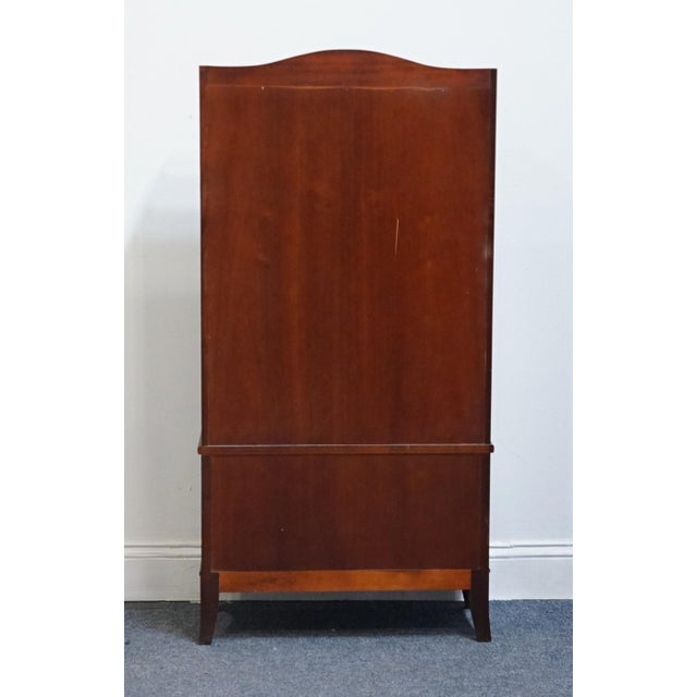 H L Hubbell Solid Mahogany Traditional Style 24" Petite Bookcase For Sale - Image 11 of 12