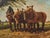 Western European Artist, Farmer with Horses Resting, Oil on Canvas, Framed For Sale - Image 7 of 7