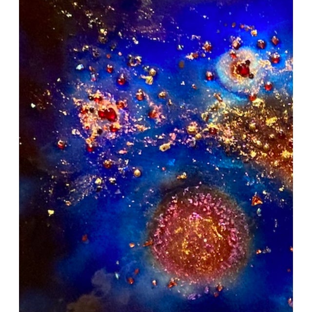 Contemporary "Birth of the Cosmos" Original Painting, Framed. For Sale - Image 3 of 9