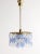 Chandelier with coloured glass, designed and made in Italy in the 1970s. Great condition. European Plug (up to 250V).The...