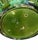 Early 20th Century Brush-McCoy "Green Onyx" Majolica Jardiniere and Pedestal Set - Shape #1160 For Sale - Image 4 of 6