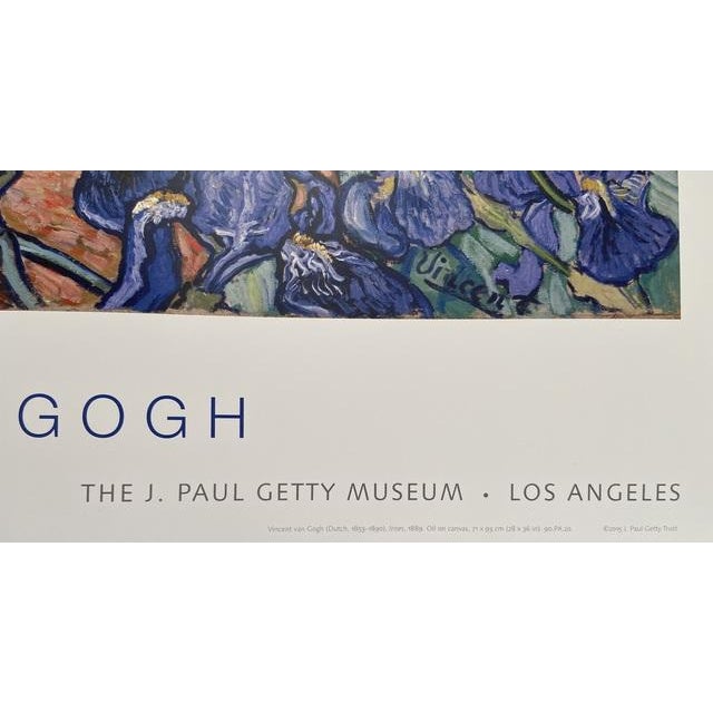 Van Gogh, "Irises"Rare Museum Poster, 1889, 2015 High Quality Museum Lithographic Exhibition Poster 22 × 28 in 55.9 × 71.1...