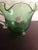 1980s Vidrios San Miguel Spain Recycled Art Glass Dual Handle Vase For Sale - Image 9 of 10