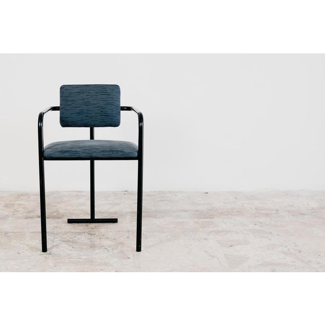 Contemporary Vintage Postmodern Minimalist Armchair, 1980s For Sale - Image 3 of 13