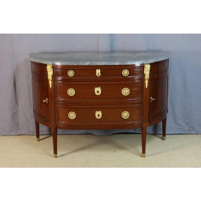 Louis XVI Wooden Chest of Drawers For Sale - Image 15 of 15