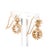 2.50 Carat Old European Cut Lab Diamond & 10k Yellow Gold Vintage Stud Earrings, Pair For Sale In Miami - Image 6 of 11