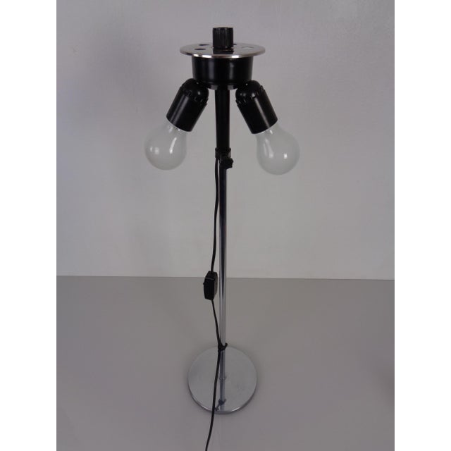 Chrome-Plated Plastic Table Lamp, Italy, 1960s For Sale - Image 10 of 18