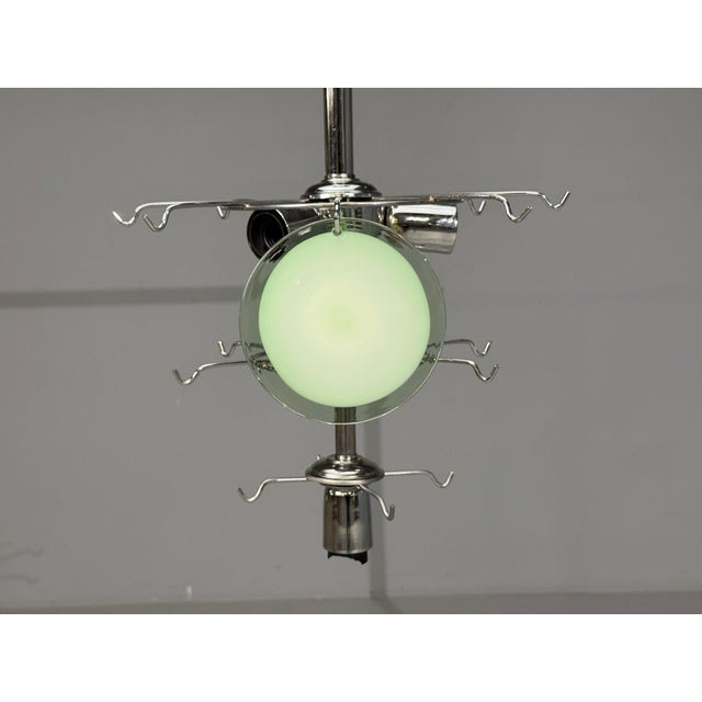 1960s Mid-Century Modern, Mint Green Murano Glass, Pendant Light, 1960s For Sale - Image 5 of 8