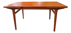 Danish Teak Dining Table with Double Extension, 1960s