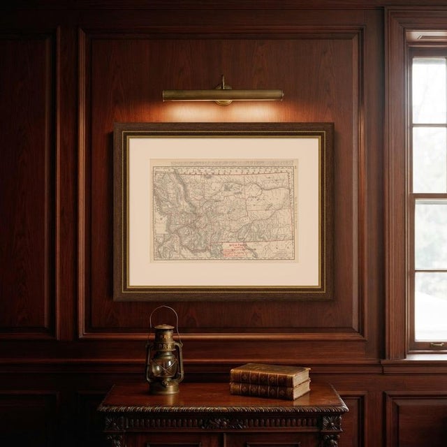 Antique Map of Montana The Treasure State by Ran McNally, 1899 For Sale - Image 10 of 12