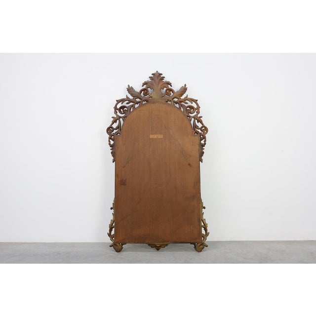 1960s Large 20th Century Baroque Gilt Mirror by Deknudt, Belgium, 1960s For Sale - Image 5 of 12