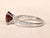 The Camarillo: 2.03 Carat Natural No Heat Deep Red Ruby Engagement Ring For Sale - Image 4 of 13