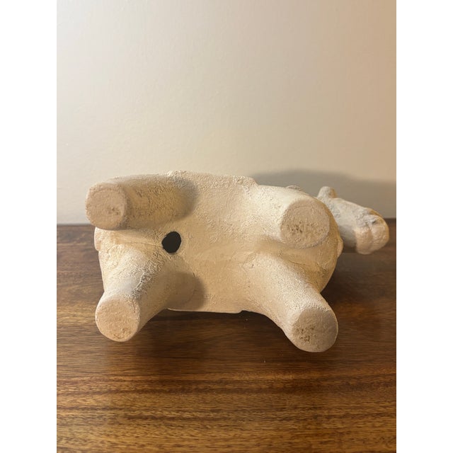 White Vintage Mid Century Bitossi Horse Sculpture by Aldo Londi, Italy For Sale - Image 8 of 10