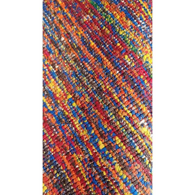 Textile Colorful Wall Rug, 1960s For Sale - Image 7 of 8